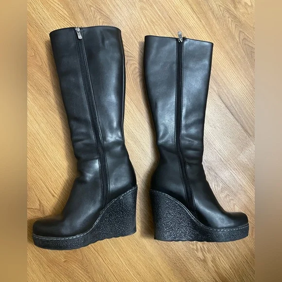 Chunky knee-high boots size 7 - Picture 5 of 7